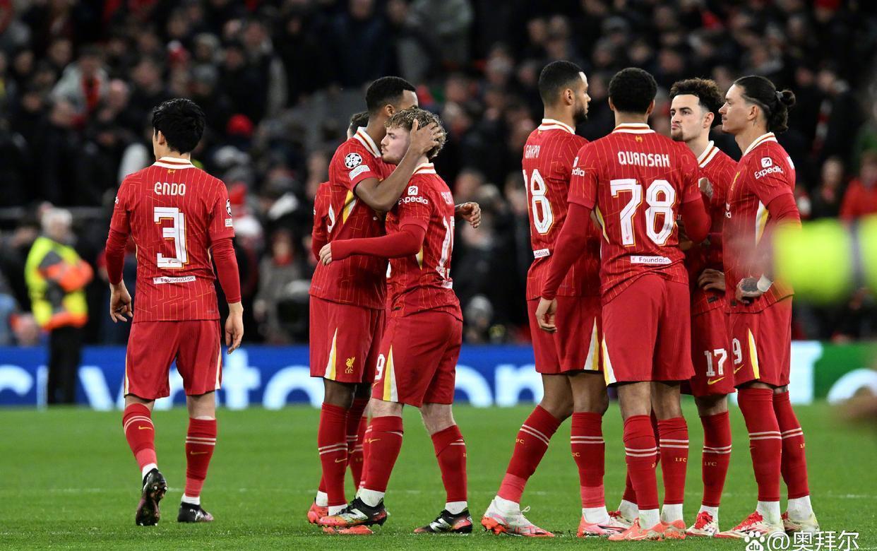 九游官网利物浦主场大捷，球员赛后激动庆祝胜利，留言类型关于所有次数重要不能.